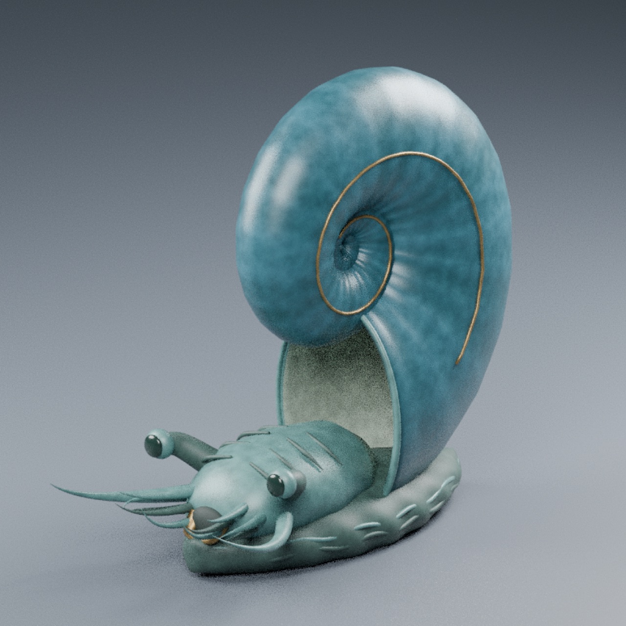 Abyssal Nautilus full model preview