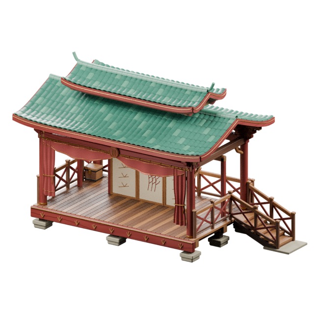 Moon-Reed Open-Air Opera Pavilion actual 3D model render