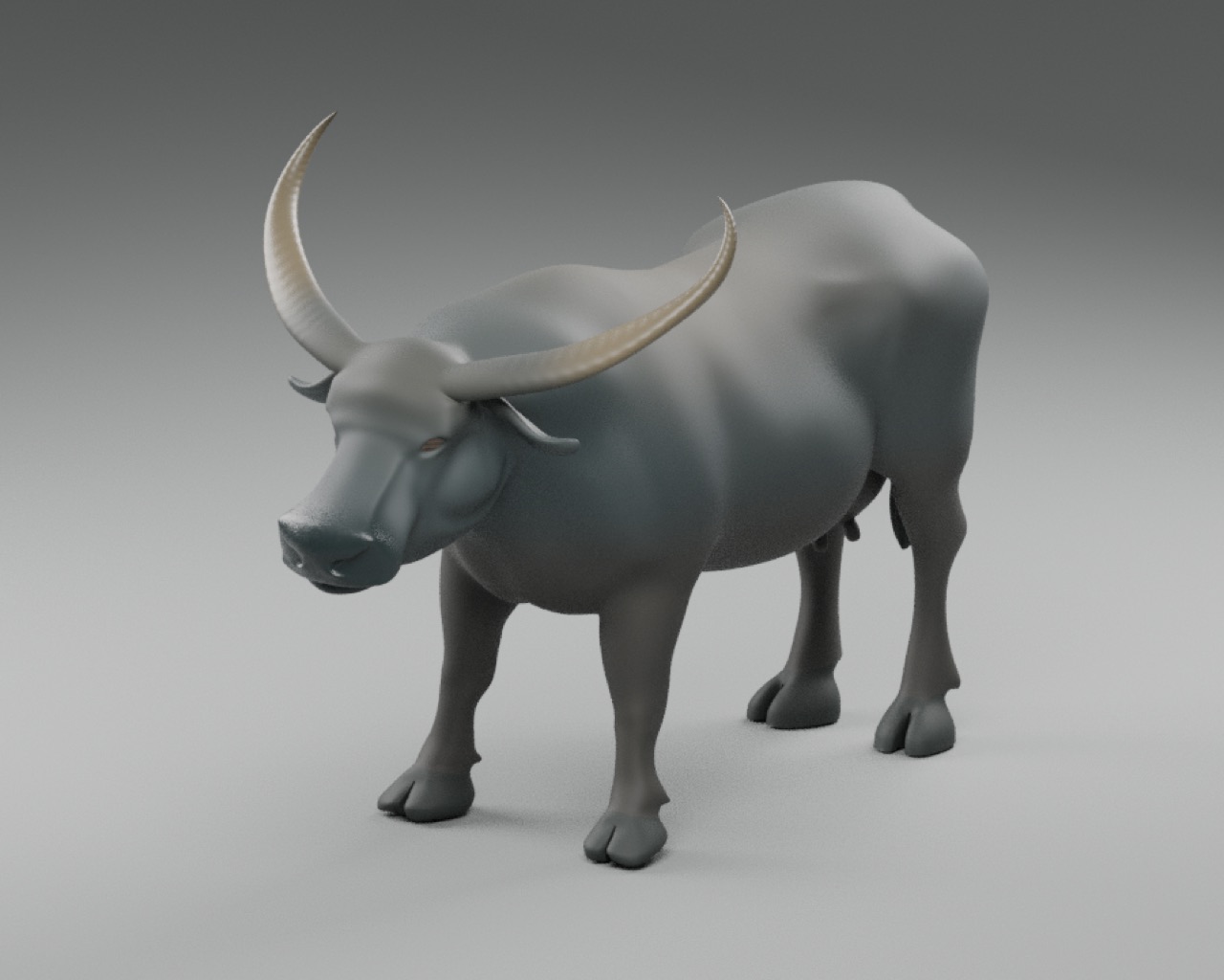 Slate Water Buffalo full model preview