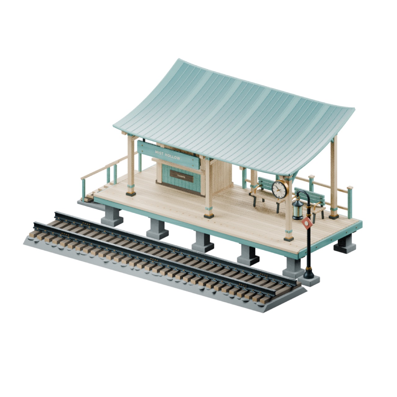 Mist Hollow Spirit Halt full model preview