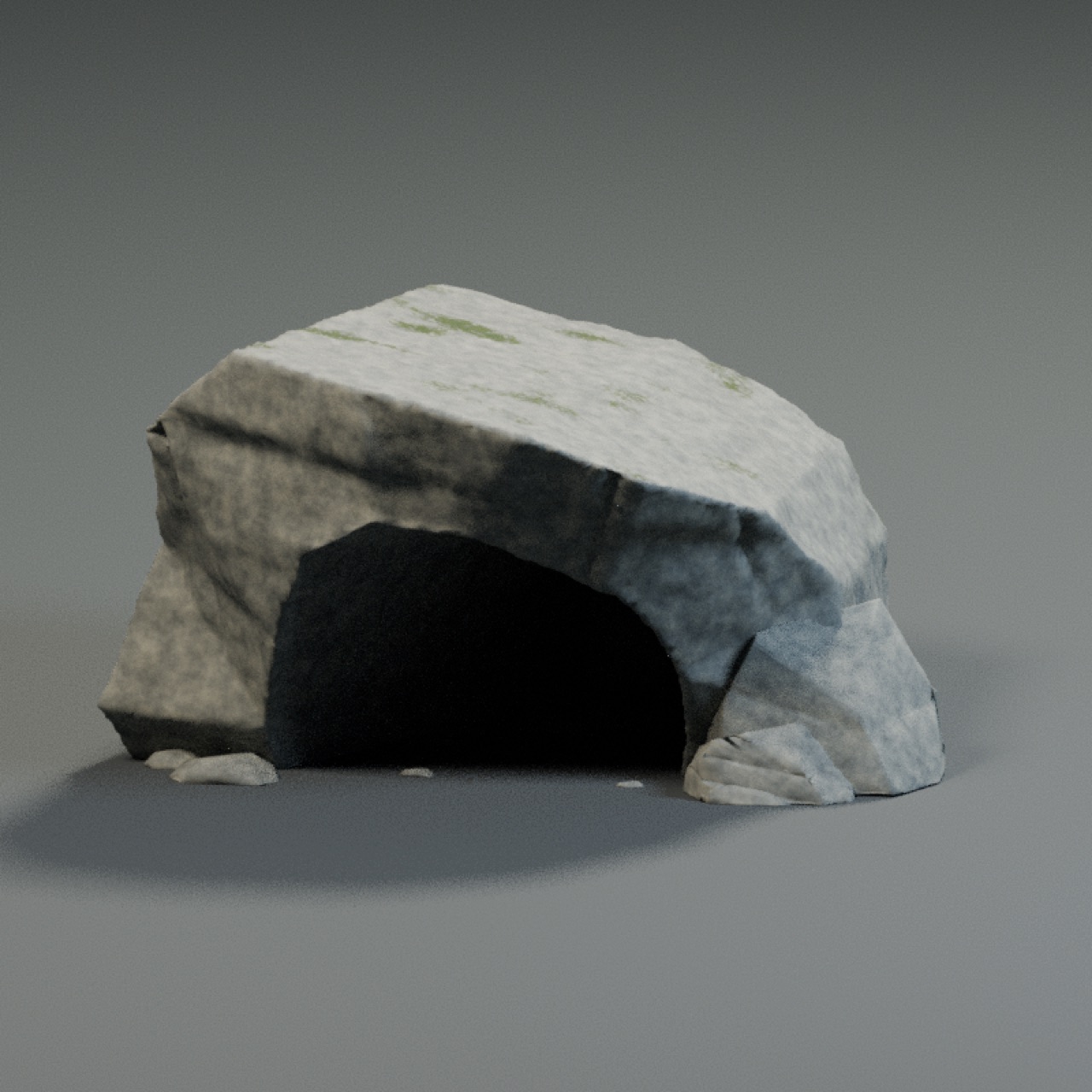 Cave Entrance full model preview