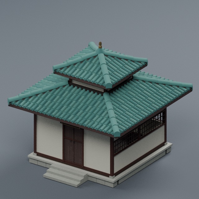 Ceremonial Hall actual 3D model render