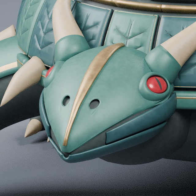 Citadel Tortoise actual 3D model render