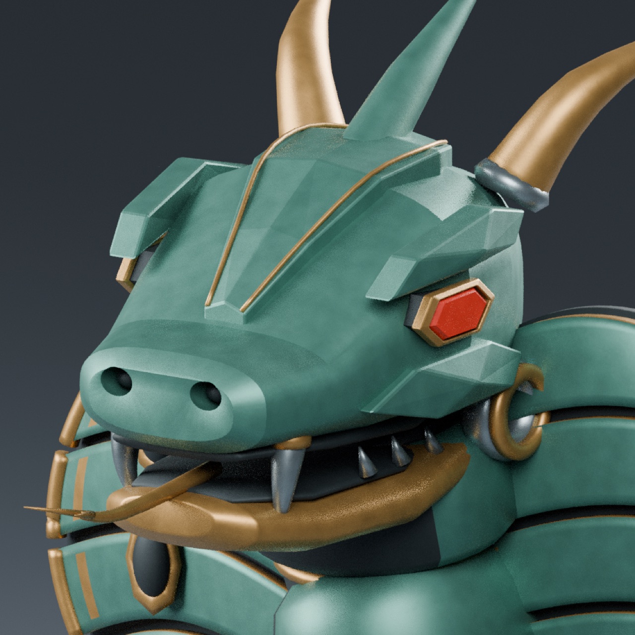 Clockwork Wyrm full model preview