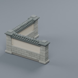 Angle de mur de cour