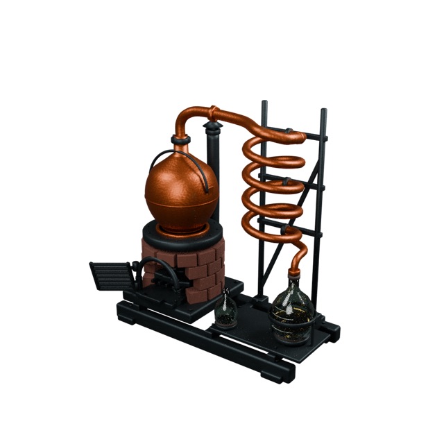 Alchemist’s Distillation Still actual 3D model render