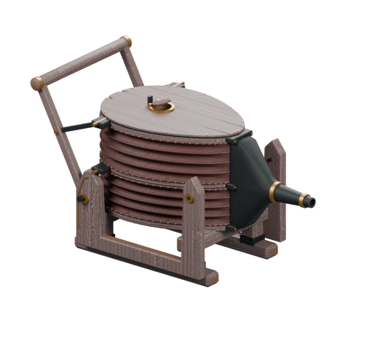 Dragonforge Twin Bellows full model preview