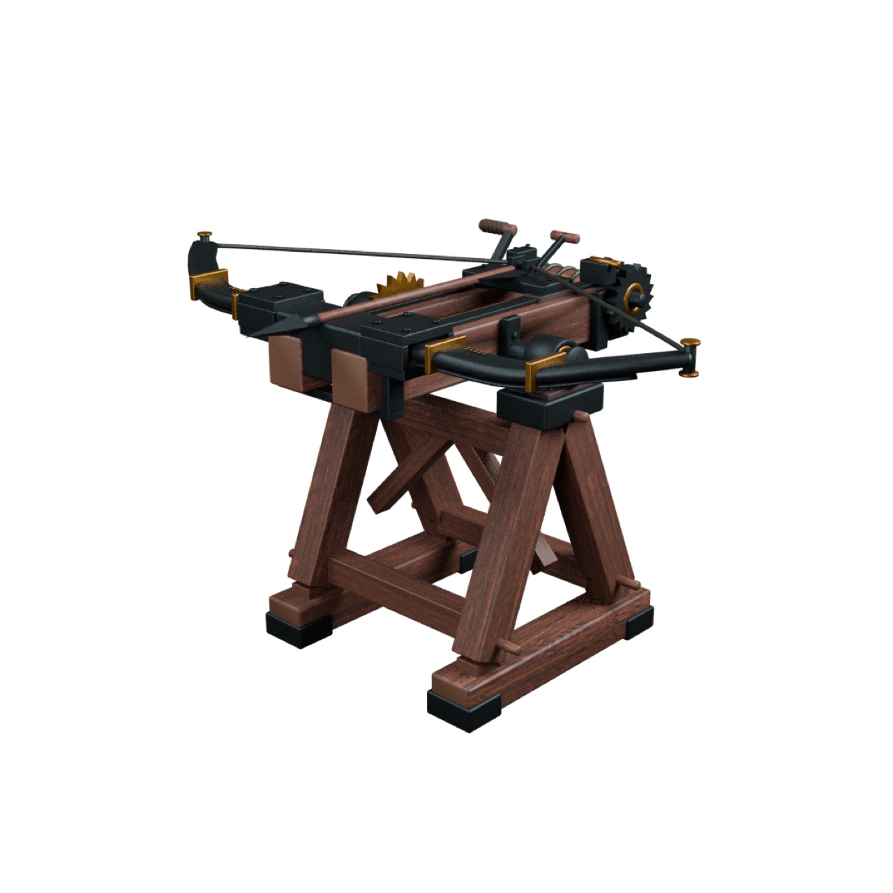 Dwarven Winch Bolt Launcher full model preview