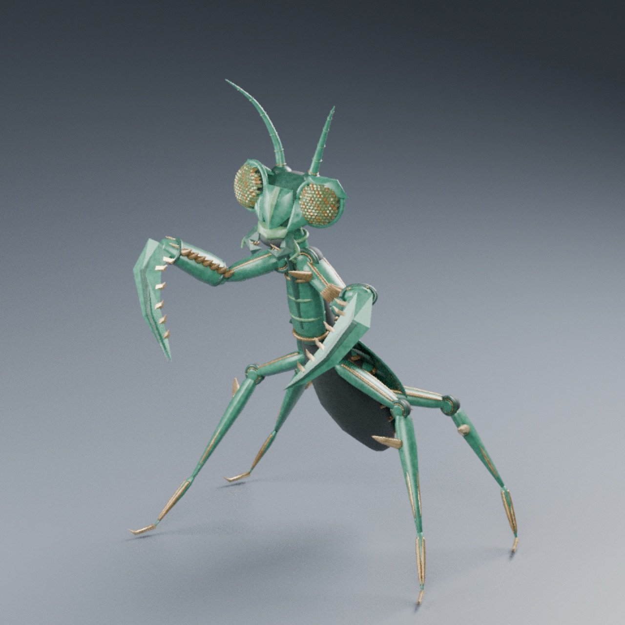 Jade Blade Mantis full model preview