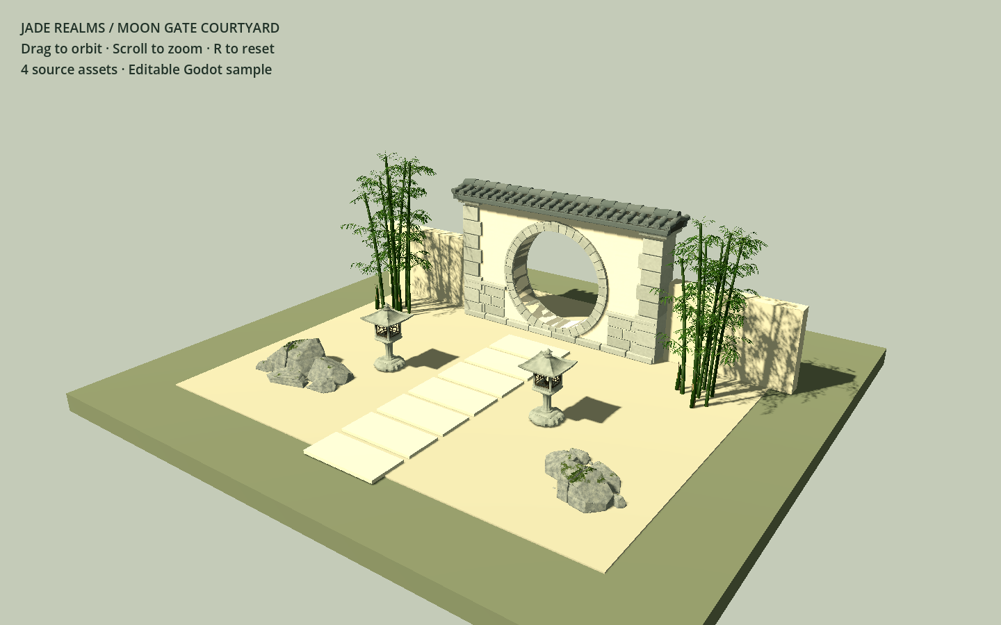 Moon Gate Courtyard