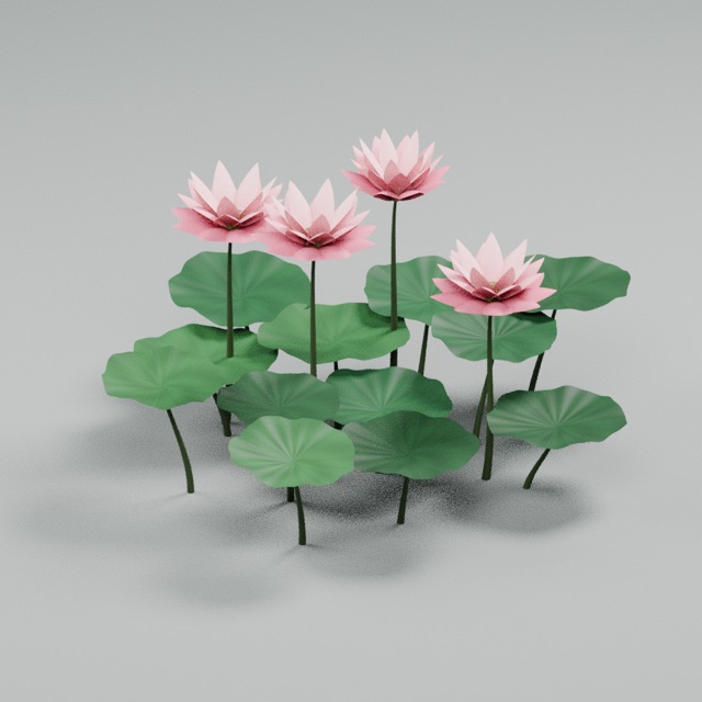 Lotus Patch actual 3D model render