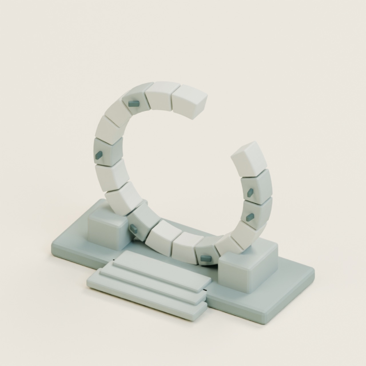 Broken Transit Ring full model preview