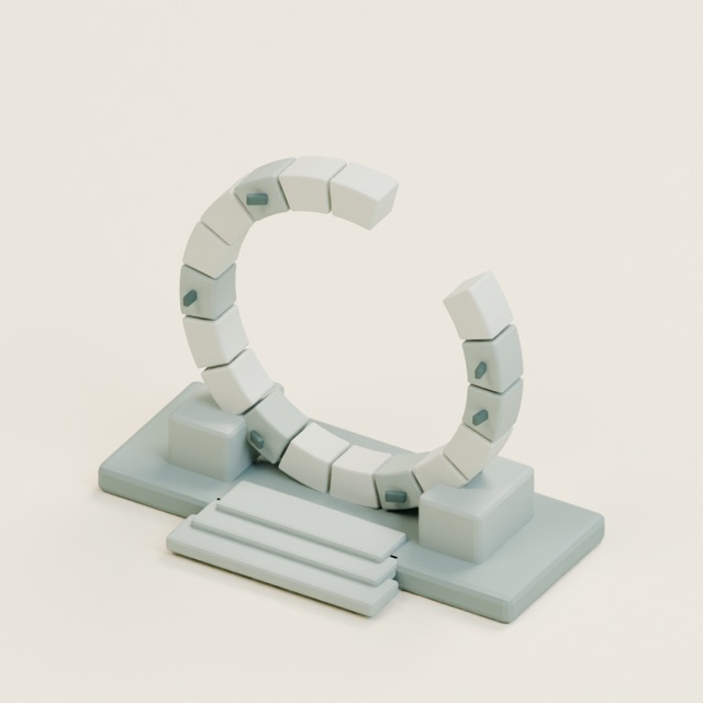 Broken Transit Ring actual 3D model render