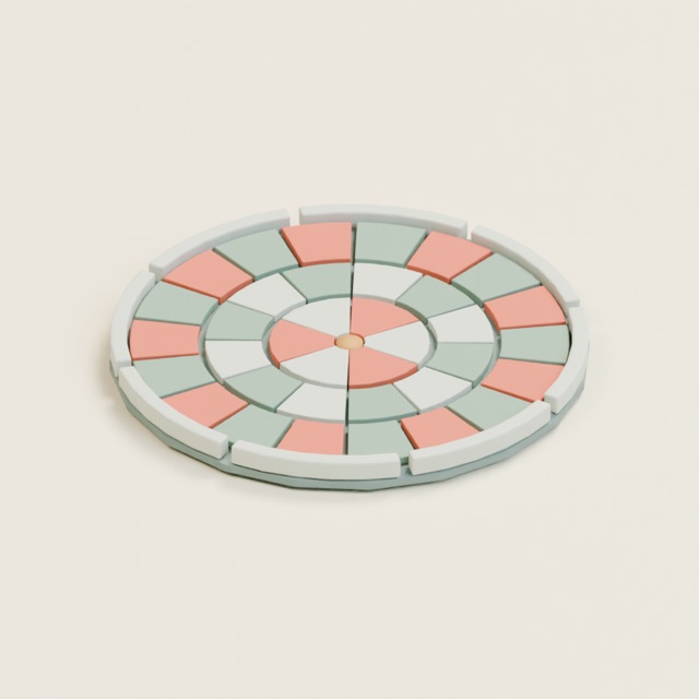 Mosaic Sanctuary Floor actual 3D model render