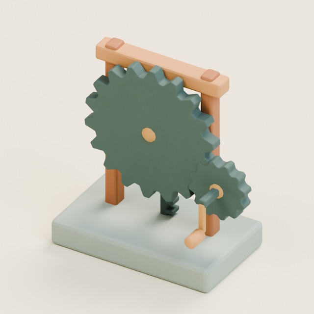 Sluice Gear Controller actual 3D model render