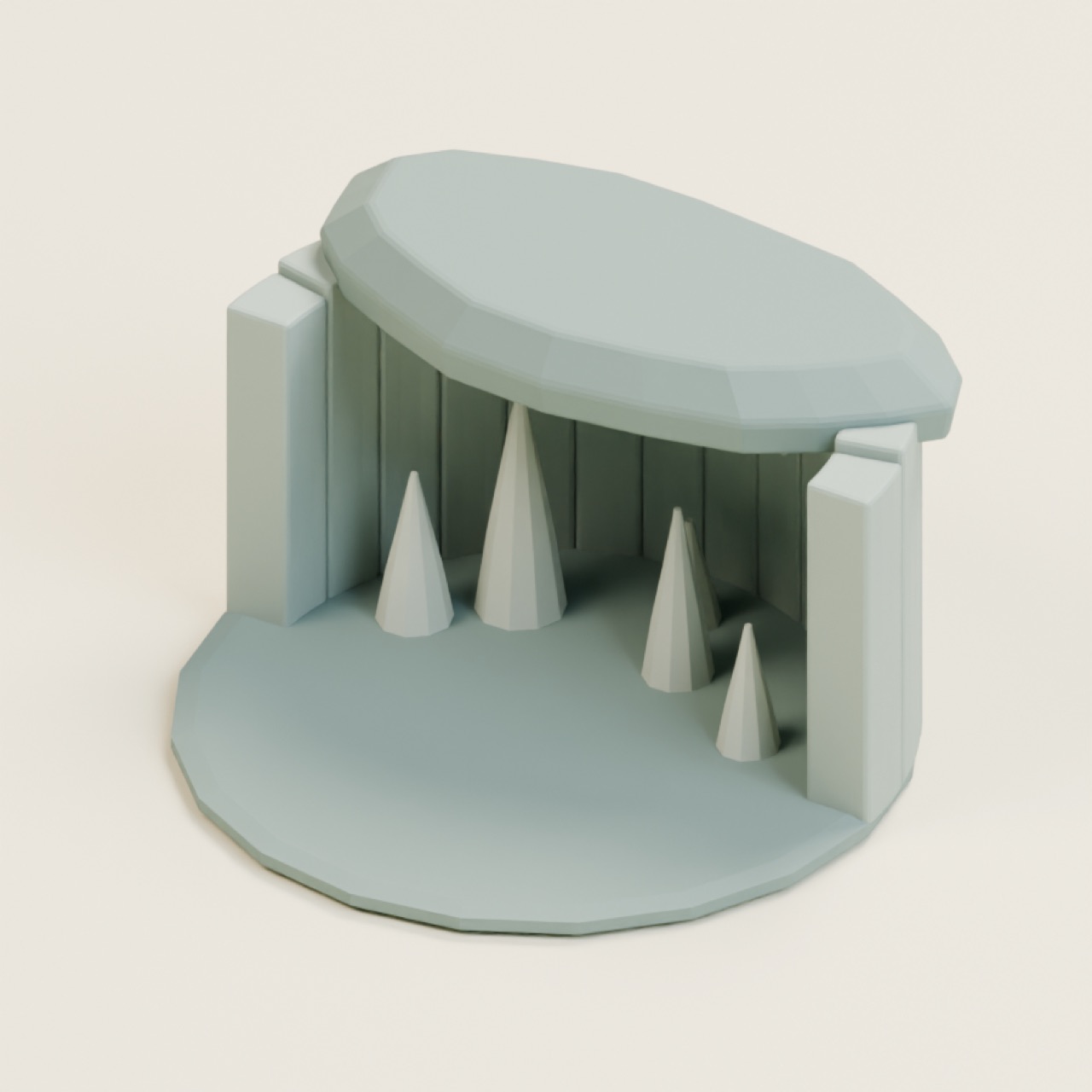 Stalagmite Chamber full model preview