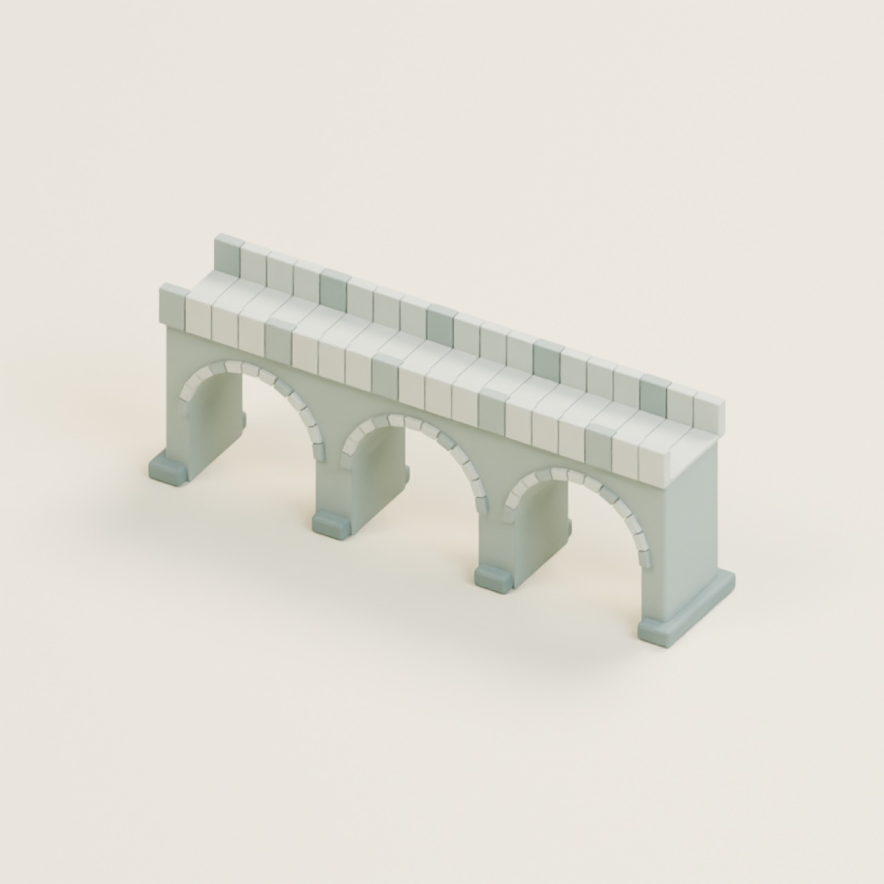 Three-Span Viaduct full model preview