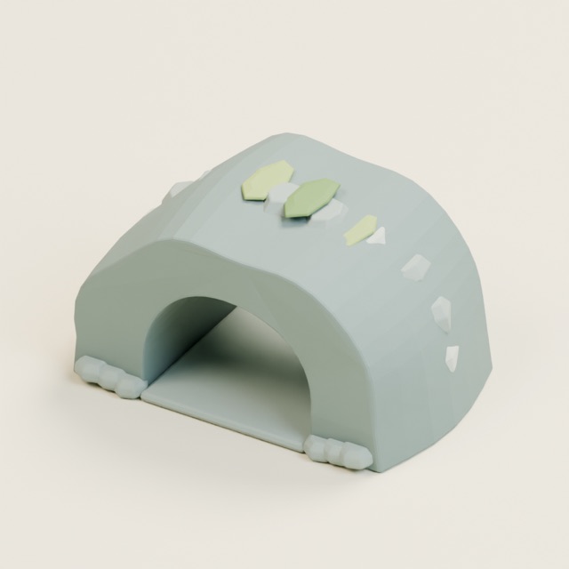 Through Cavern actual 3D model render