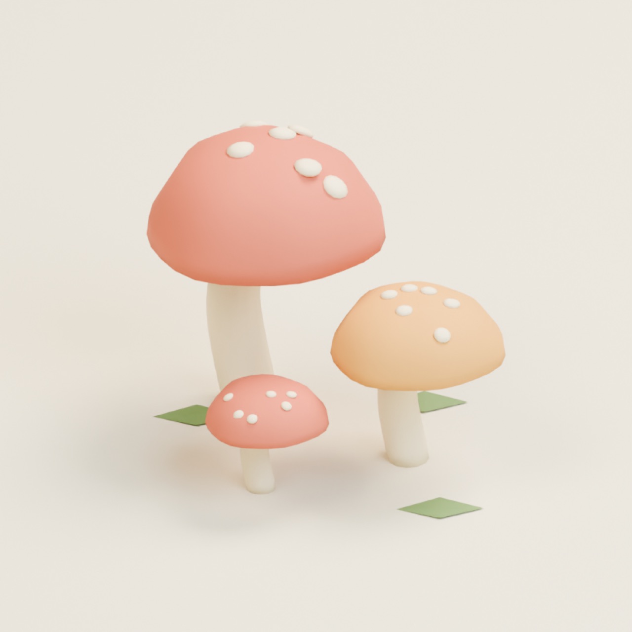 Mushroom Cluster full model preview