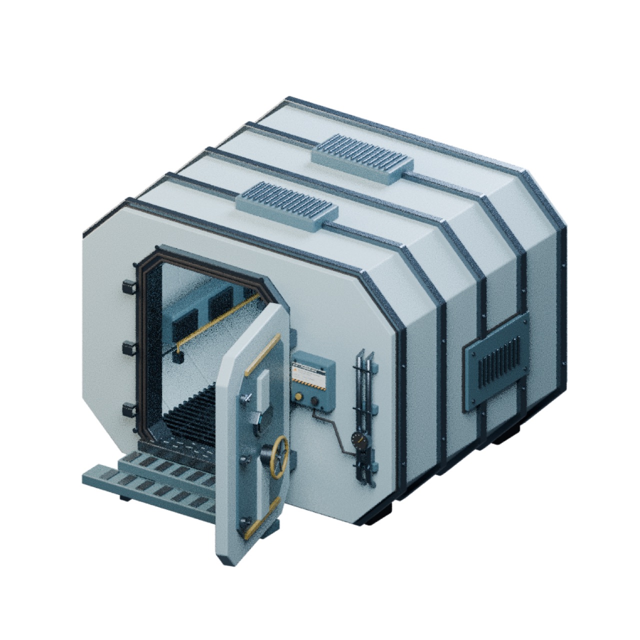 Pressure Airlock Module full model preview