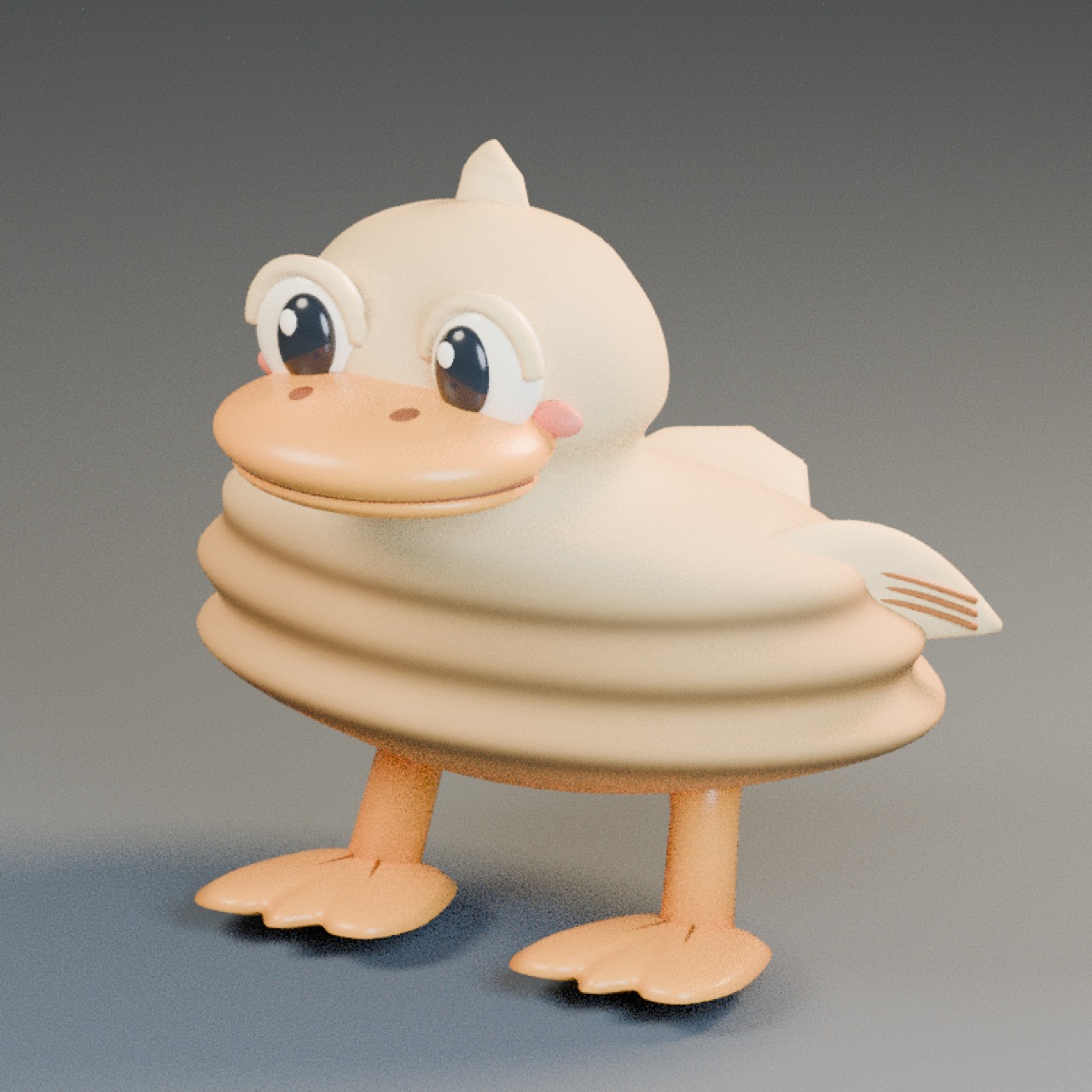 Pancake Duck full model preview