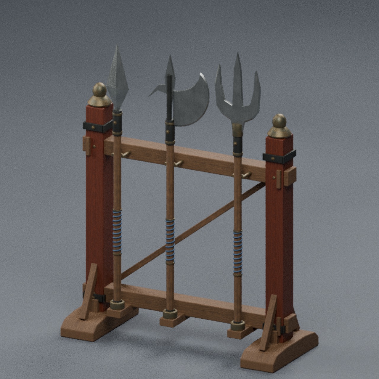 Weapon Rack full model preview
